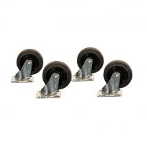 Hochbelastbare Räder für Flightcases und Trolleys