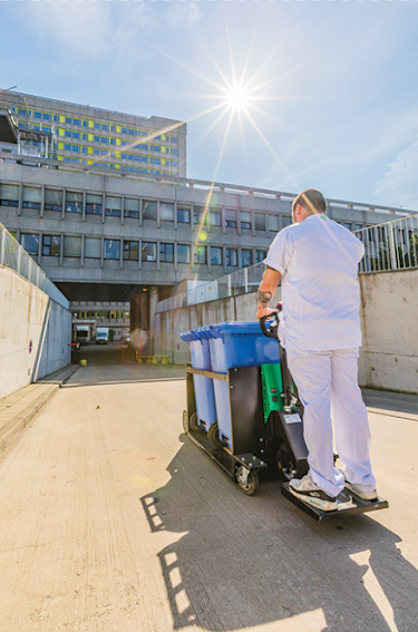 elektrische Schlepper, Zugwagen und Plattformwagen